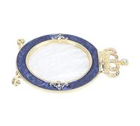 Yinhing Nail Art Palette, Nail Polish Palette Color Mixing Painting Tray Manicure Tool Resin Color Mixing Drawing Plate Polish Plate Photography Props (Gold)