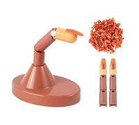 Yinhing Nail Art Training Finger Bendable Joints Practice Finger Mannequin with 100 Replaceable False Nails Acrylic Nails Fake Nail Tips Brown Base for Beginners Salon Artists