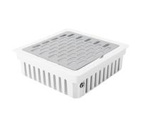 Yinhing Nail Dust Collector Nail Vacuum Cleaner Dust Extractor Powerful 36W Adjustable Detachable Table Embedded Vacuum Fan Suction Machine for Home Salon Professional Use (UK Plug)