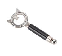 Yinhing Nail Magnet Ring Tool Art Ring Hollow Nail Art Circular Creates Deep Pattern in Seconds with Detachable Spherical Magnet for Beginners (Black)