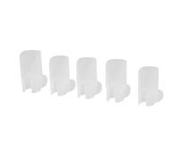 Yinhing Nail Polish Protector Cap, 10pcs Transparent on Cuticle Guard for Nail Art, with Food Grade PP Material, Multiple Sizes for All Fingers DIY Manicure (10pcs)