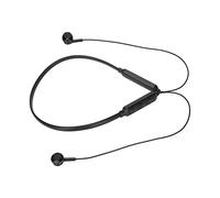 Yinhing Neckband Headset With IPX7 Rating Noise Cancelling Technology Deep Bass Sound Flexible Design for Sports And Outdoor Activities Red Color Option (Black)