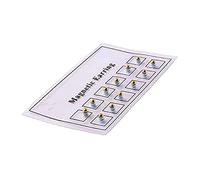 Yinhing Non Hole Nose Rings Small Magnetic Fake Earrings Non Piercing Studs with Golden Ball for Lip Nose Ear Jewelry