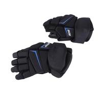 Yinhing Nylon Ice Hockey Gloves for Maximum and Breathability High Fitting EVA Foam Gloves for Hockey Players for and Field 10 Inch Size (9 Inch)
