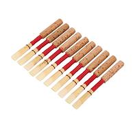 Yinhing Oboe Reeds, Medium Soft Oboe Reeds with 3.2 X 0.5 X 0.5inch Length 10pcs Medium Strength Handmade Instrument Replacement Accessory Instrument for Beginning Oboist