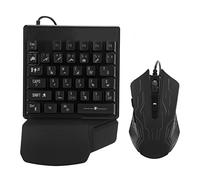 Yinhing One Handed Keyboard And Set for E Sports Gaming Accessories JX200 Ergonomic Design Compact And Efficient Manipula Tor for PC Gamers Easy to Use One Hand Control Ideal for Fast Pace