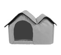 Yinhing Outdoor Cat House, Cat House Weatherproof Large Shelter for Outside with Roof Oxford Cloth Bite Resistant Cooling Indoor Dog for Feral Dogs (L)
