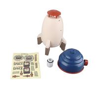 Yinhing Outdoor Fly Sprinkler Toy 360° Rotating Spraying Toy for Kids Safe ABS EVA Material for Backyard Pool Beach Fun (White)