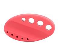 Yinhing Oval Silicone Cup Holder 4 Colors Portable Stand for Permanent Makeup Pens Ink Cups Cotton Swabs with Different Size Holes for Microblading Lip Work (pink)