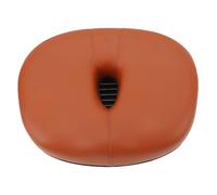 Yinhing Oversized Noseless Bike Mountain Bike Saddle Replacement Extra Wide Comfort Memory Foam Padded with Airflow Vent Shock Absorbing (Brown)