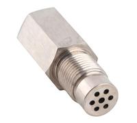 Yinhing Oxygen Extender Spacer Adapter M18x1.5 Stainless Steel Car Universal Oxygen Sensor Spacer with Polished Front Surfaces for Most Vehicles Fitting M18x1.5 Sensor Hole