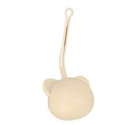 Yinhing Pacifier Holder Box/Cover Food Grade Soft Silicone Dishwasher Safe Lightweight Portable Design for Strollers Homes Travel Stylish Coffee Color for On The Parents (Milky Tea)