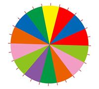 Yinhing Parachute Gym Parachute Hu Kids Play Multi Color for Outdoor Games 6m Fun Exercise Development Tool for Preschoolers Toddlers for Group Activities (6M / 19.69ft)