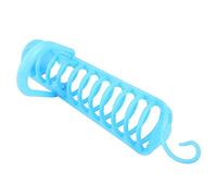 Yinhing Parrots Feeder Basket Green Plastic Food and Fruit Feeding Perch Stand Holder for Pet Birds Lightweight Safe Design (Blue)