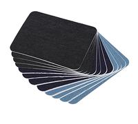 Yinhing Patches for Clothes, Patches for Jeans Including Black, Dark Blue, Light Blue 12Pcs 3.7 X 4.9in Denim Fabric for Maintenance and Decoration