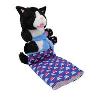 Yinhing Plush Cat Hand Puppet Cat Wrestling Glove Interactive Kitten Toy with Soft Polyester Fiber for Indoor Outdoor Play Exercise