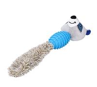 Yinhing Plush Pet Chew Toy for Dogs Blue Raccoon Interactive Dog Biting and Solution Ideal for Indoor Outdoor Use 39cm Size for Easy Handling (Raccoon (blue))