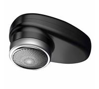 Yinhing Portable Handheld Electric Groomer Pocket Size Rechargeable Washable Beard Trimmer Silver for Travel Grooming On The Versatile Hair Cutting Tool Ergonomic Design for Trimming (Black)