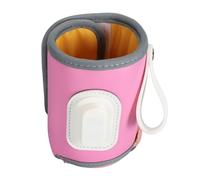 Yinhing Portable Milk Warmer with Temperature Control and Real Time Display Compact Heat Keeper for Home and Travel Fits Most Bottle Sizes (Pink)