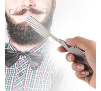 Yinhing Portable Stainless Steel Beard Comb Multi Functional Folding Mustache Tool Bottle Opener Grooming Accessory for Men