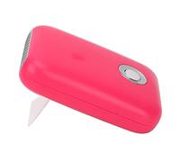 Yinhing Portable USB Rechargeable Eyelash Dryer Fan With 3 Speed Settings Low Noise Compact Design Including Folding T Bracket Ideal for Quick Lash Drying And Styling (Rose Red)