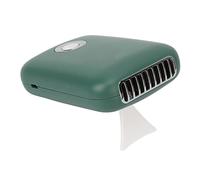 Yinhing Portable USB Rechargeable Eyelash Dryer Fan With 3 Speed Settings Low Noise Compact Design Including Folding T Bracket Ideal for Quick Lash Drying And Styling (Green)