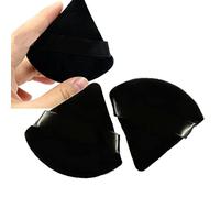 Yinhing Powder Puff Set 2pcs Soft Latex Foam Cosmetic Sponges for Makeup Application Triangular Shape for in Finishing Touches
