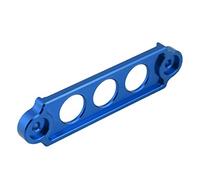 Yinhing Premium Aircraft Grade Billet Aluminum Battery Tie Down Bracket for/CRX 1988 2000 Finish with Complete Mounting Hardware (Blue)