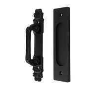 Yinhing Premium Sliding Barn Door Handle Set Double Sided Aluminum Alloy Hardware for Easy Install Rustic Door Pulls for Homes Barns Closets Cabinets