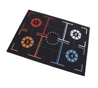 Yinhing Professional Basketball Footstep Training Mat Non Slip Silent Dribble Blanket for Home Practice Thickened Sports Props 3mm Rubber Mat for Dribbling Skill Improvement Large