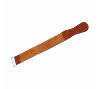 Yinhing Professional Cow Leather Sharpening Strop Vintage Barber Shaving Strap Tool for Straight Maintenance and Grooming Brown 45cm