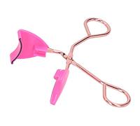 Yinhing Professional Magnetic Eyelashes Stainless Steel Glue Free Eyelashes Applicator for Home Salon Easy to Use Reusable Makeup Tool with Strong Magnetic Force (rose gold handle magenta)