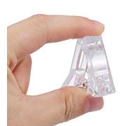 Yinhing Professional Nail Tips Clips Transparent Acrylic Nail Builder Clamps for Gel Extension and Manicure Art 10PCS Kit Salon Home Use Lightweight Durable Tool