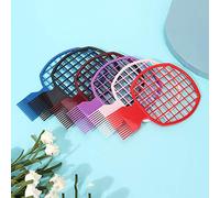 Yinhing Professional Tin Foil Hot Perm Comb Set 6pcs High Temperature Resistant Hairdressing Comb for Styling Curly Hair ABS Material Durable Hairstyling Tools ()