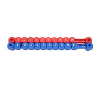 Yinhing Pucks and Paddles Multi Function Scoreboard for Table Soccer and Billiards 2 Pcs Red Blue Kids Foosball Game Scoring Unit