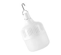 Yinhing Rechargeable Light Bulbs, Battery Light Bulb USB Rechargeable 80W 80mm Led for Outdoor Night Market Stalls Home Power Failure