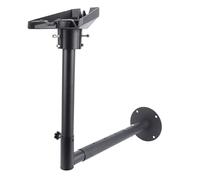 Yinhing Rectangular Wall Mount Kit with Pipe Adapter for Gen 3 V4 Dish 360 Degree Rotation Weather Steel Complete Installation Set