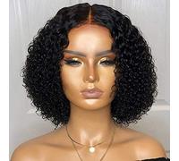 Yinhing Red Curly Wig With Bangs Fashionable Comfortable Breathable Wavy Wig For Parties Events Costume Cosplay For Enhancing Your Look With Volume And (Black)