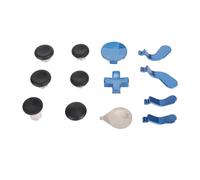 Yinhing Replacement Thumbsticks Kit for Series 2 Sensitive Magnetic Metal Thumbsticks with 4 Programmable Back Buttons and Protective EVA Case (Blue)