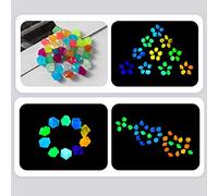 Yinhing Rocks For Fish Tank, Fish Tank Decorations Glow in The Dark Fluorescent Aquarium Rocks For Garden Aquarium Plant Pots Bonsai Walkway Driveway (500pcs)