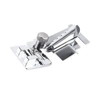 Yinhing Rolled Hem Presser Foot, Sewing Machine Accessories Ensure Alignment of The Presser Foot Guide Groove Bias Tape Binding Quilting Supplies for Snap On Domestic Sewing Machine