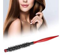 Yinhing Roller Comb With Wooden Pointed Tip Handle Nylon for Effortless Hair Styling Professional Salon Brush for Hair Types Detangling and Smoothing Tools (9)