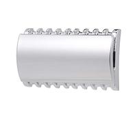 Yinhing Safety Head Open Comb Double Edged Head for Men Smooth Shaving Tool Zinc Alloy Silver 4cm X 2.5cm X 1cm Husband Father