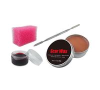 Yinhing Scar Wax Kit, Wound Effects Makeup for Halloween Costume and Stage Makeup, with Spatula Easy Shaping Removal (2)