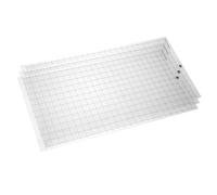 Yinhing Self Healing Cutting Mat 12x24 inch (3PCS) - A3 PVC Craft Mat for Engraving Machines, Fabric & Scrapbooking with Non-Slip Grid