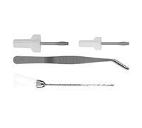 Yinhing Sewing Machine Kit 4 Piece Set Essential Tools for Effective Sewing Machine Maintenance Includes Brush Tweezers Lint Remover and Dusting Cloth