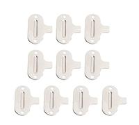 Yinhing Sewing Machine, Sewing Machine Tools with Metal Material 10Pcs Needle Plate for Household