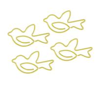 Yinhing Shaped Clips Set of 12 Multi Function Thickened Metal Clips for Office and Home Use 3x2cm Stationery Supply
