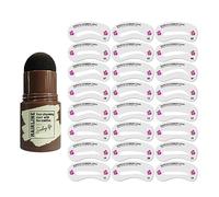 Yinhing Shaping Kit Long Lasting with 24 Brow Cards for Women Makeup Tools Quality Easy to Use Beginner Friendly Black Black Brown Gray (1#83)