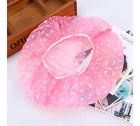 Yinhing Shower Cap Elastic Bath Hat for Women Men Hair Protection While Showering Bathing Coloring Dying 3pcs Set One Size Fits All Random Colors